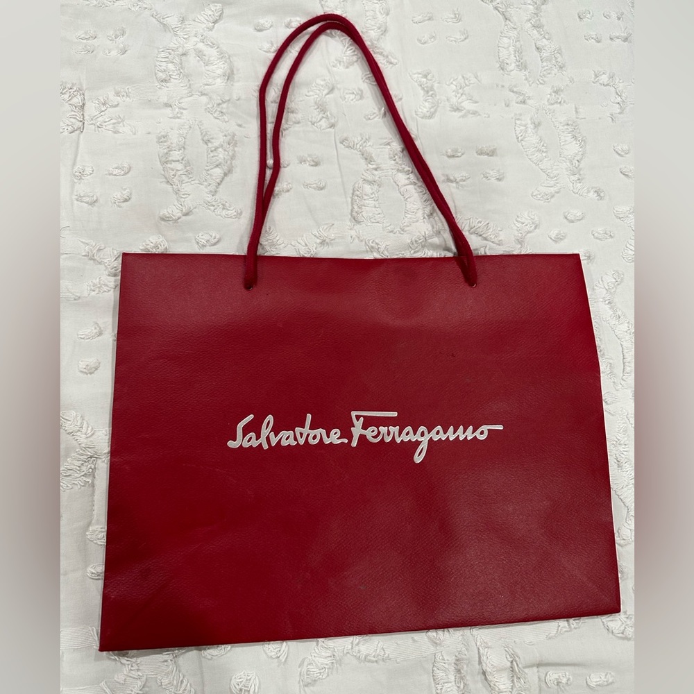 Salvatore Ferragamo paper bag.